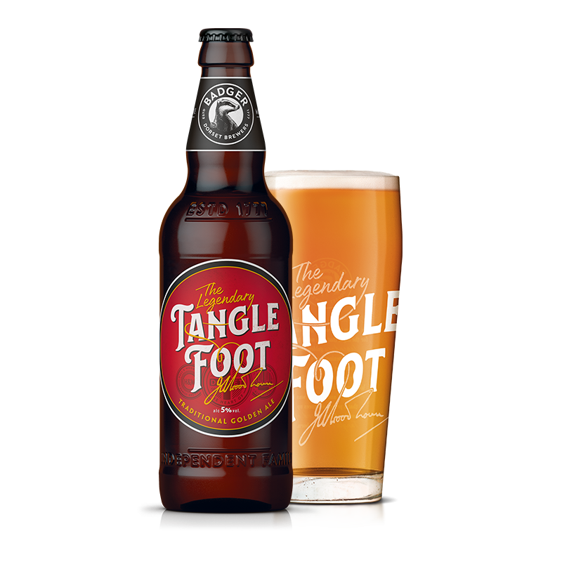 Badger Tangle Foot Traditional Golden Ale 5% Alc 500ml Tangle Foot Traditional Golden Ale
