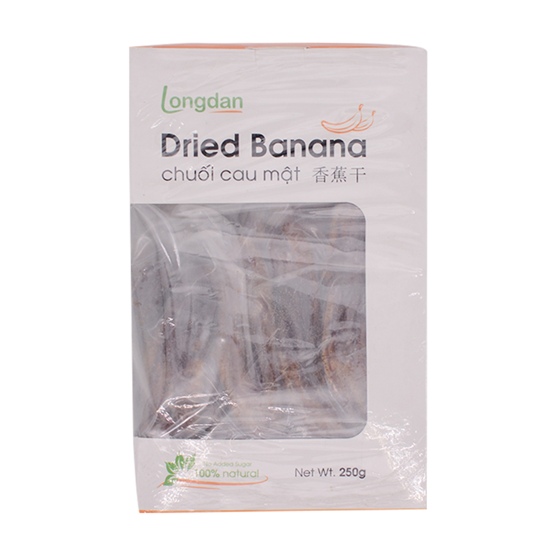 Longdan Dried Banana 250g Chuối Cau Mật