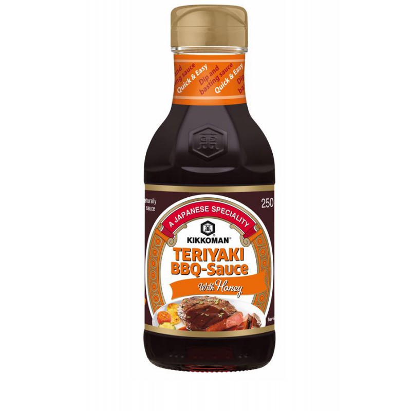 SAUCE - KIKKOMAN TERIYAKI BBQ SAUCE WITH HONEY SAUCE - KIKKOMAN TERIYAKI BBQ SAUCE WITH HONEY