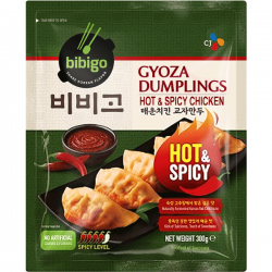 CJ Bibigo Hot & Spicy Chicken Gyoza Dumplings 300g Hot & Spicy Chicken Gyoza Dumplings