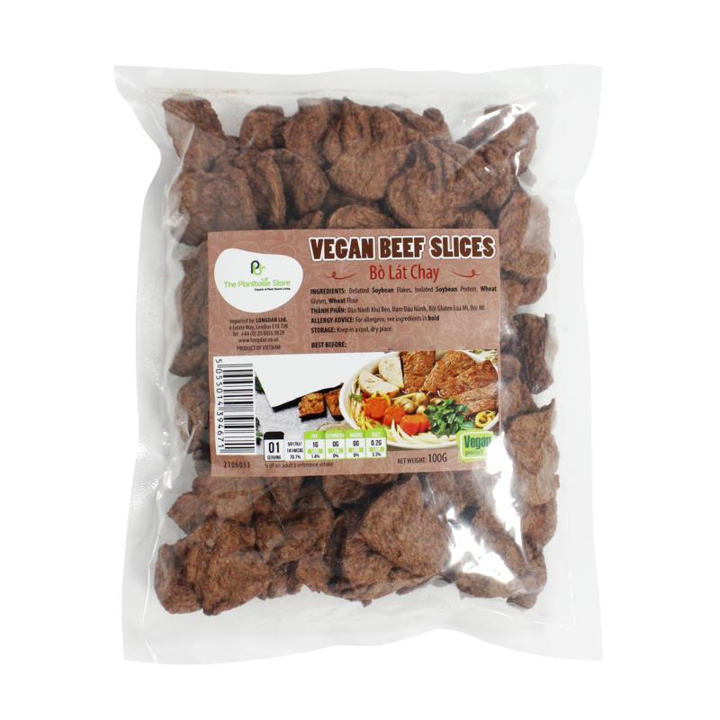 The Plantbase Store Vegan Beef Slices 100g Vegan Beef Slices