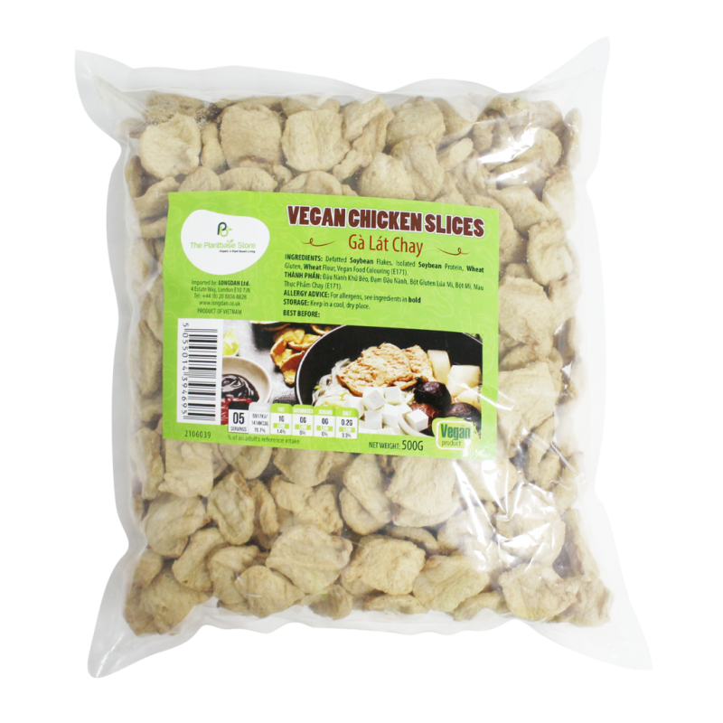 The Plantbase Store Vegan Chicken Slices 500g Vegan Chicken Slices