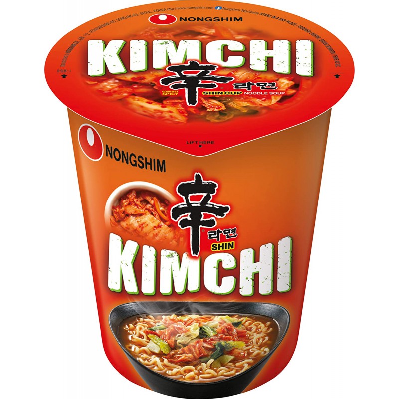 Nongshim Cup Noodles - 75g Kimchi Ramyun Korean Cup Noodles Nongshim Cup Noodles - 75g Kimchi Ramyun Korean Cup Noodles