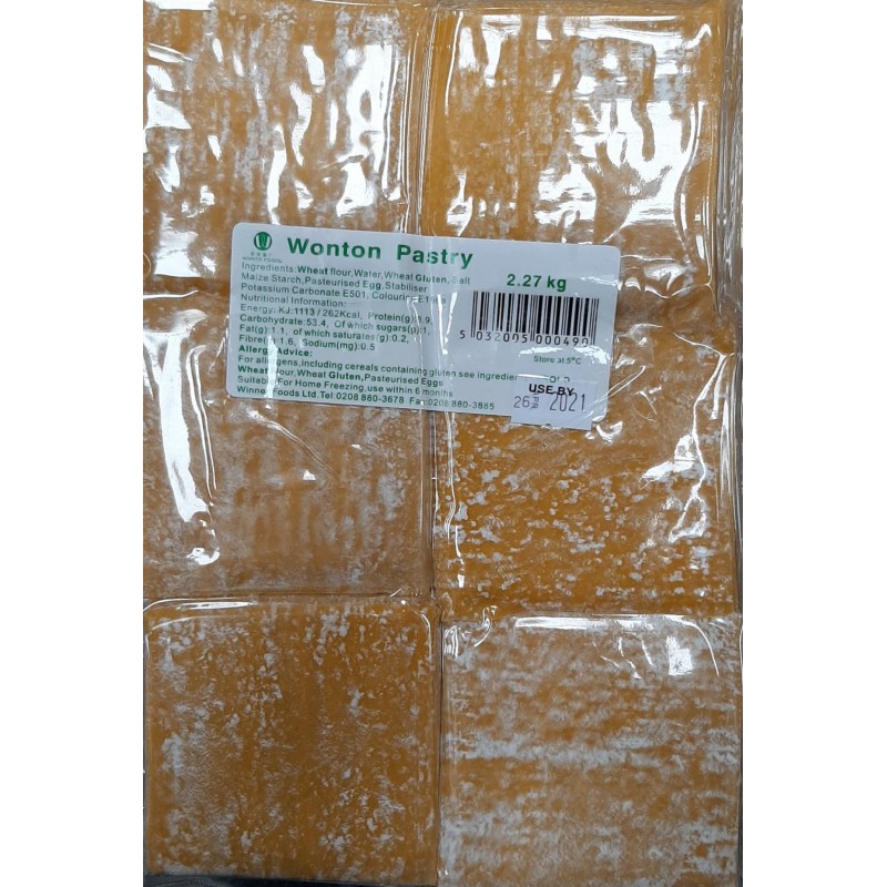 Winner Foods Fresh Wonton Pastry 2.27kg Winner Foods Fresh Wonton Pastry 2.27kg