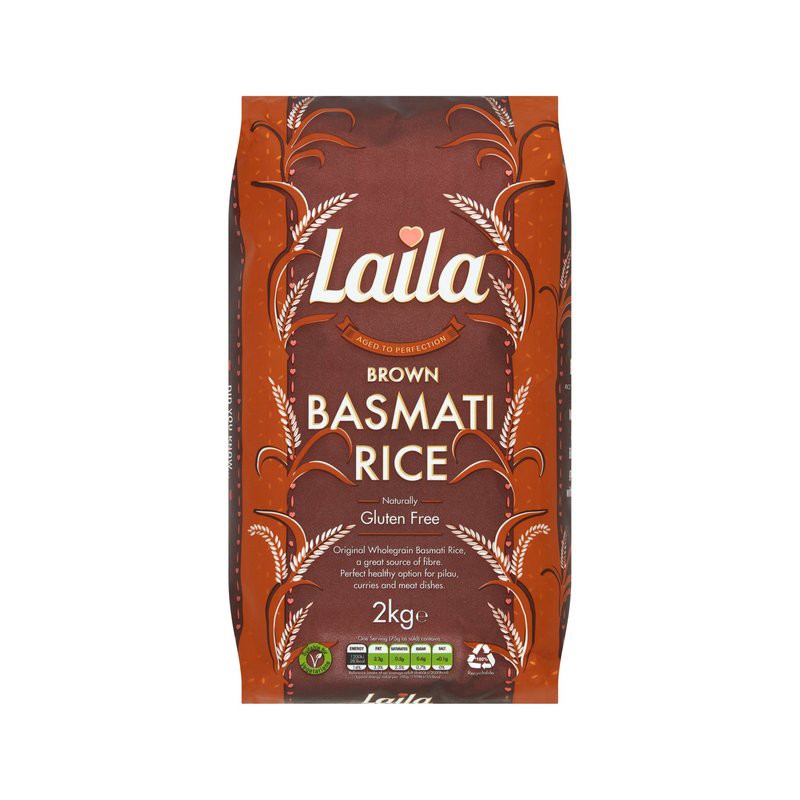 Laila Brown Basmati Rice 1kg