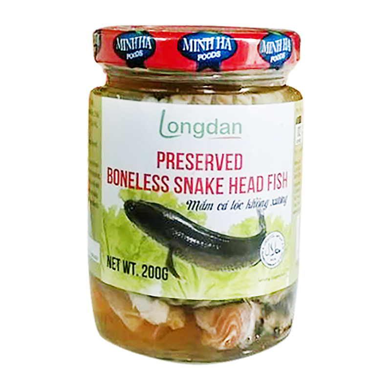 LONGDAN 200G PRESERVED BONELESS SNAKE HEAD FISH LONGDAN 200G PRESERVED BONELESS SNAKE HEAD FISH