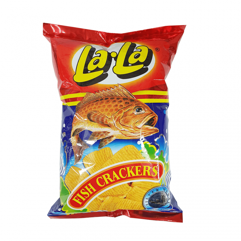 LAY'S LA-LA FISH CRACKERS 100G THAI FISH SNACK