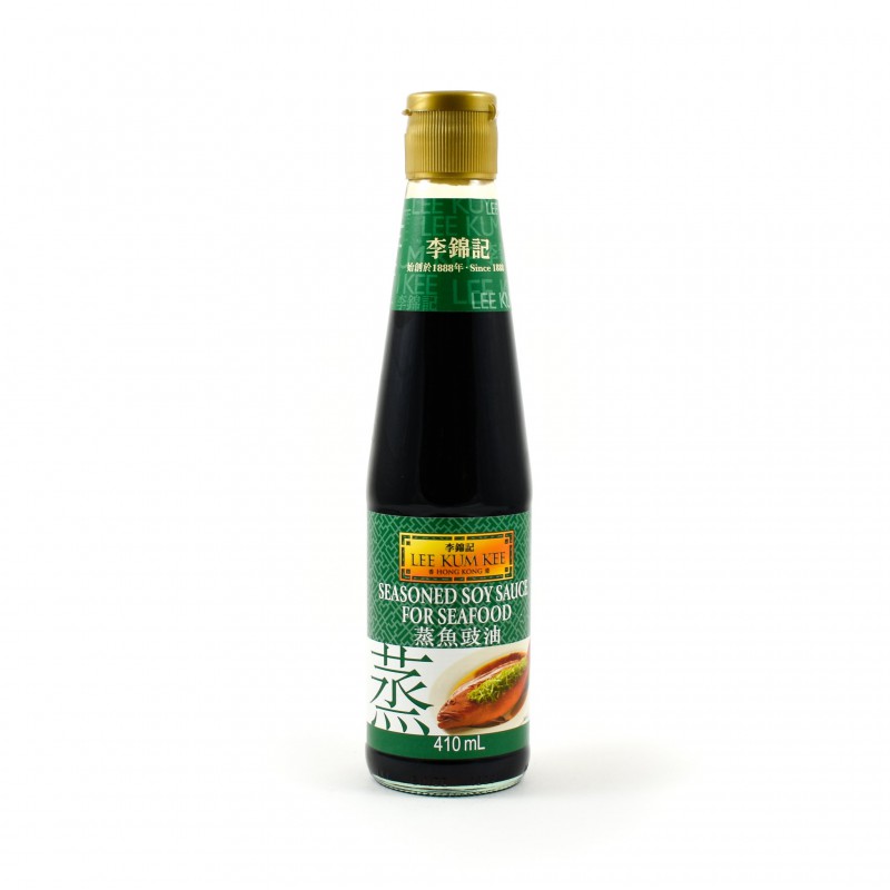 LEE KUM KEE SEASONED SOY SAUCE FOR SEAFOOD 410ML LKK SEASONED SOY FOR SEAFOOD LEE KUM KEE SEASONED SOY SAUCE FOR SEAFOOD 410ML LKK SEASONED SOY FOR SEAFOOD