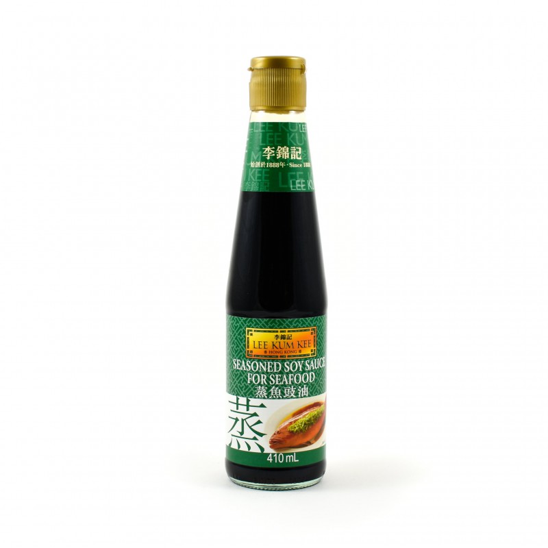 LEE KUM KEE SEASONED SOY SAUCE FOR SEAFOOD 410ML LKK SEASONED SOY FOR SEAFOOD