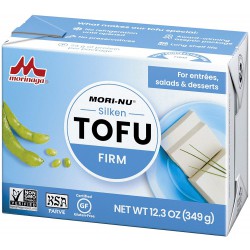 Full Case of 12x Mori-Nu Silken Tofu Firm 349g Long Life Firm Silken Tofu