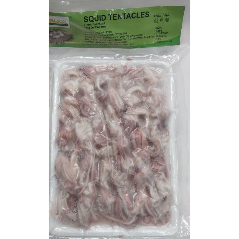 KIM SON SQUID TENTACLES 500G VIETNAMESE SQUID HEAD