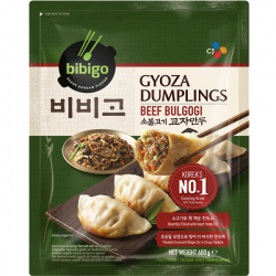 CJ Bibigo Frozen Beef Bulgogi Gyoza Dumplings 600g Beef Bulgogi Dumpling