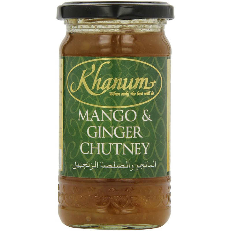 Khanum Mango & Ginger Chutney 350g