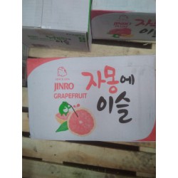 Full Case of 20x Jinro Grapefruit 360ml Grapefruit...