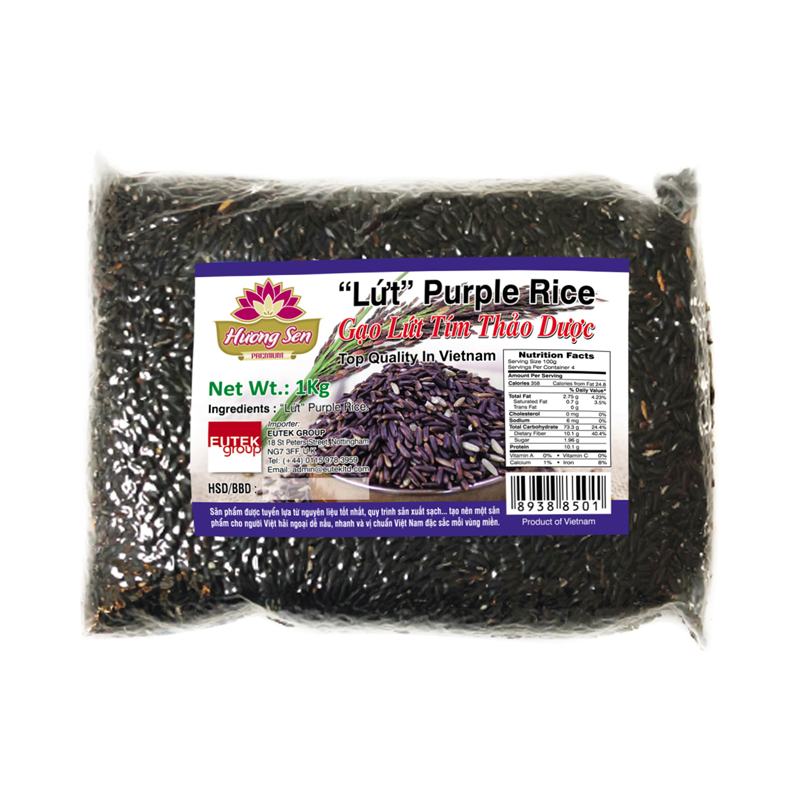 Huong Sen "Lut" Purple Rice 1kg