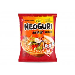 Nong Shim Noodle Box 8x5x120g Seafood & Spicy Neoguri (너구리매운맛) Instant Korean Ramyun 5pk Noodles