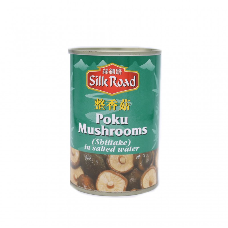 Silk Road Poku Mushrooms (Shiitake) In Salted Water 284g