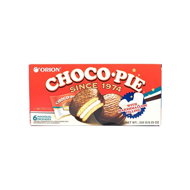 Orion Choco Pie With Marshmallow Filling 234g (6x39g)