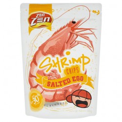 Zen Zen Premium Shrimp Chips Salted Egg Flavoured 70g