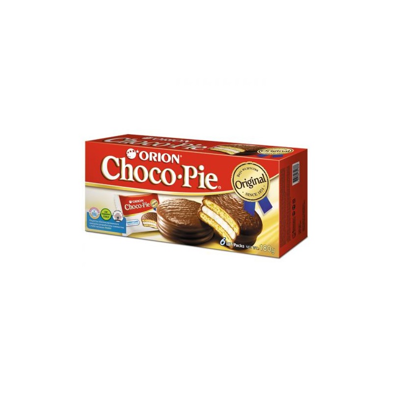 Orion Choco Pie Original (30g x 6 Packs) 180g