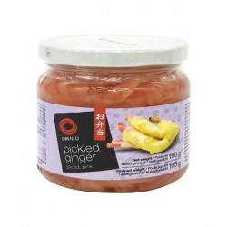 Obento Pickled Pink Ginger Sliced 190g