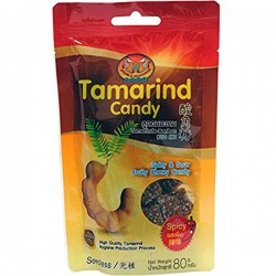 Double Seahorse Tamarind Spicy & Sour Fruity Chewy Candy 80g