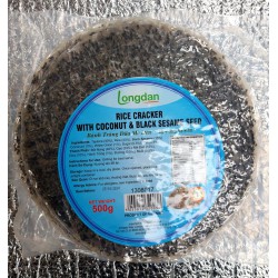 Longdan Rice Cracker With Coconut & Black Sesame Seed 500g