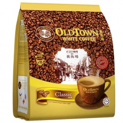 Old Town White Coffee 3 in 1 Classic 15x38g Sticks Instant Malaysian Coffee