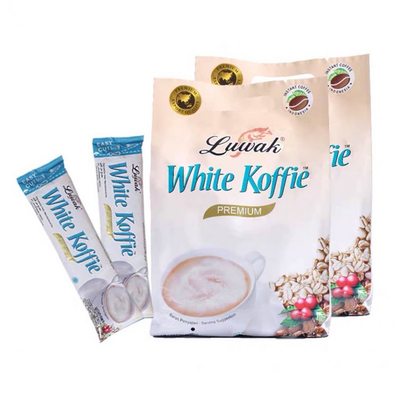 Luwak White Koffie Premium Indonesian Coffee 10 sachets x 20g 3 in 1Instant Indonesian Coffee