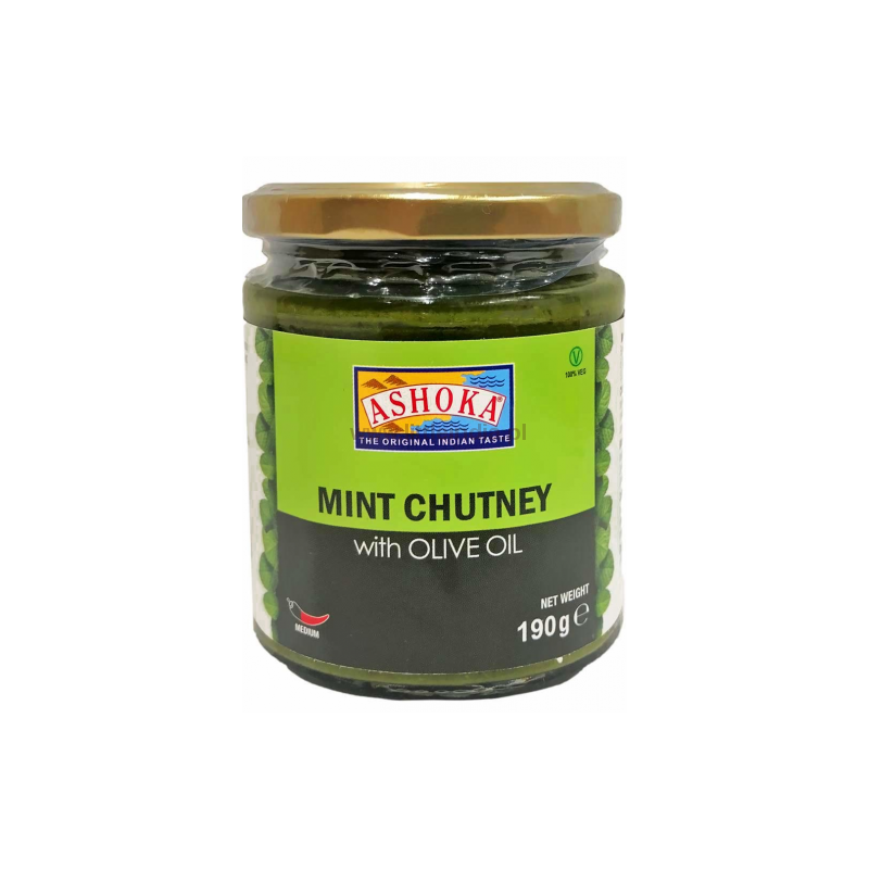 Ashoka Mint Chutney With Olive Oil 190g