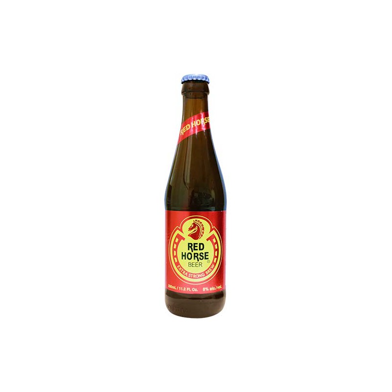 Full Case of 24x Red Horse Beer Extra Strong Brew 7% 300ml Filipino Beer