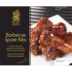 Golden Dragon Barbecue Spare Ribs 225g Frozen Chinese BBQ Ribs