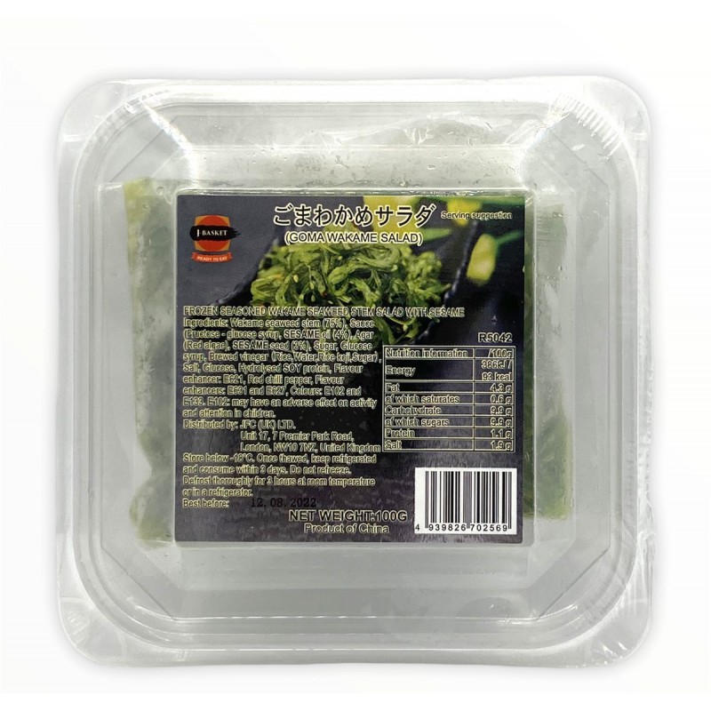 J-Basket 100g Frozen Goma Wakame Salad