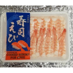 J-Basket 170g (8.1-8.5cm) Frozen King Prawn Boiled, Peeled, Shell Off, Tail On