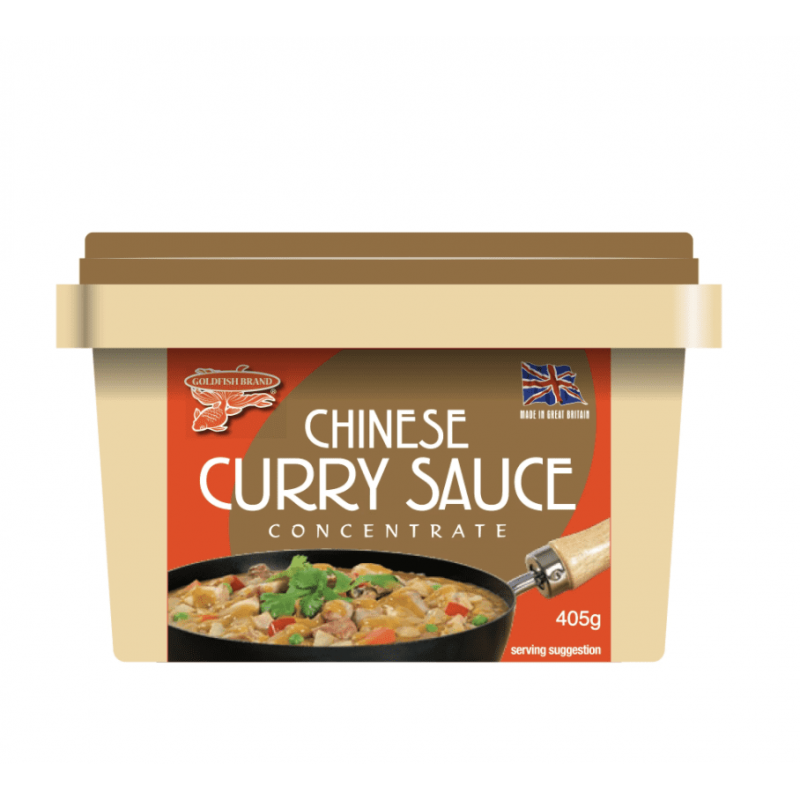 Goldfish Chinese Curry Sauce 405g 中式咖喱酱 No Sugar Curry Sauce Concentrate Goldfish Chinese Curry Sauce 405g 中式咖喱酱 No Sugar Curry Sauce Concentrate