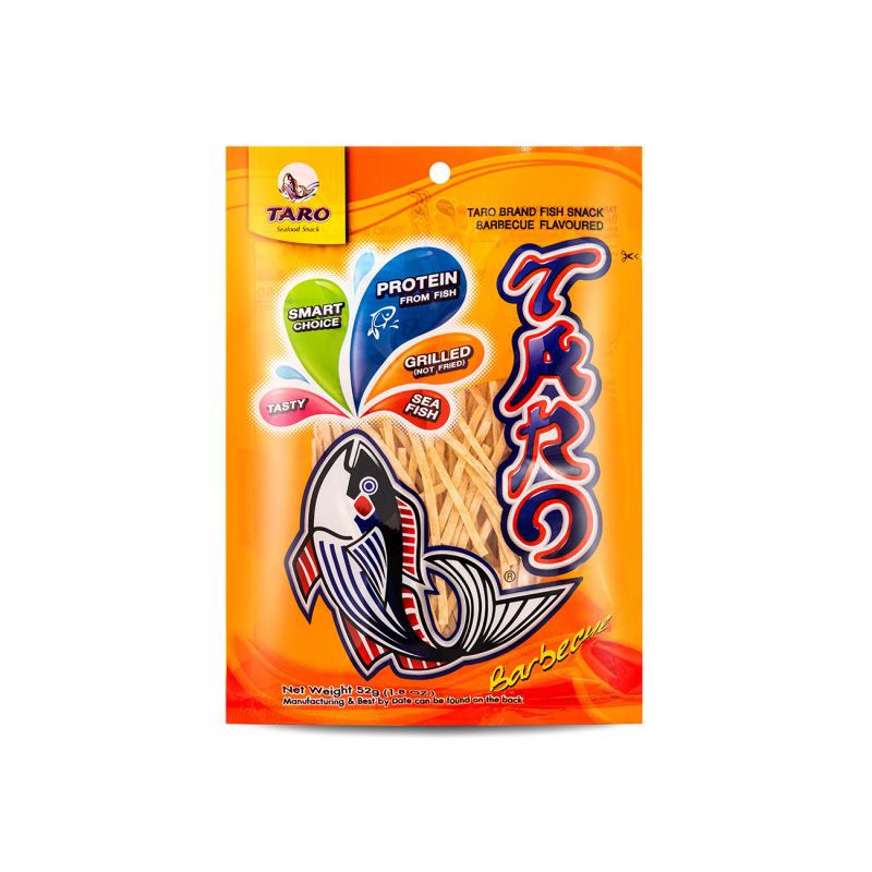 Taro Barbeque Fish Snack 52g BBQ Flavoured Thai Fish Snack Taro Barbeque Fish Snack 52g BBQ Flavoured Thai Fish Snack