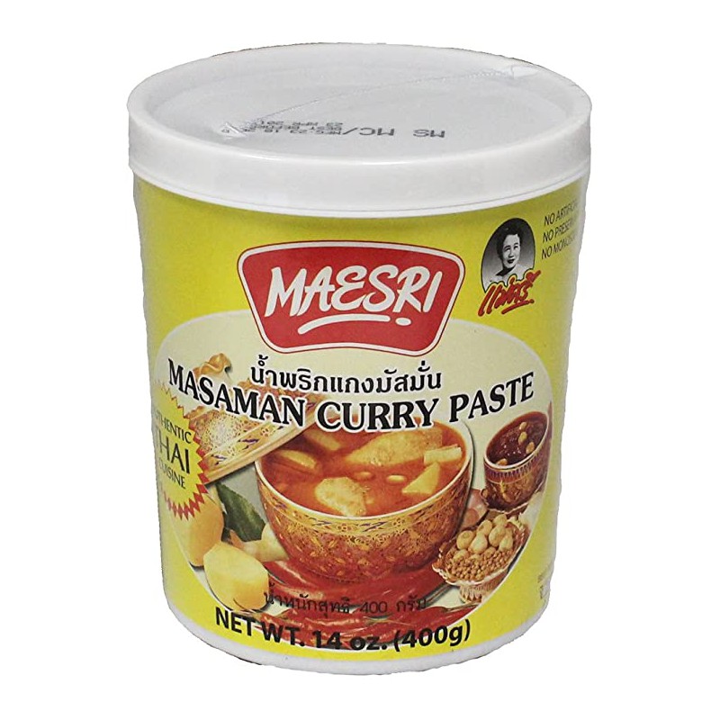 Maesri Masaman Curry Paste 400g Authentic Thai Massaman Curry Paste Maesri Masaman Curry Paste 400g Authentic Thai Massaman Curry Paste
