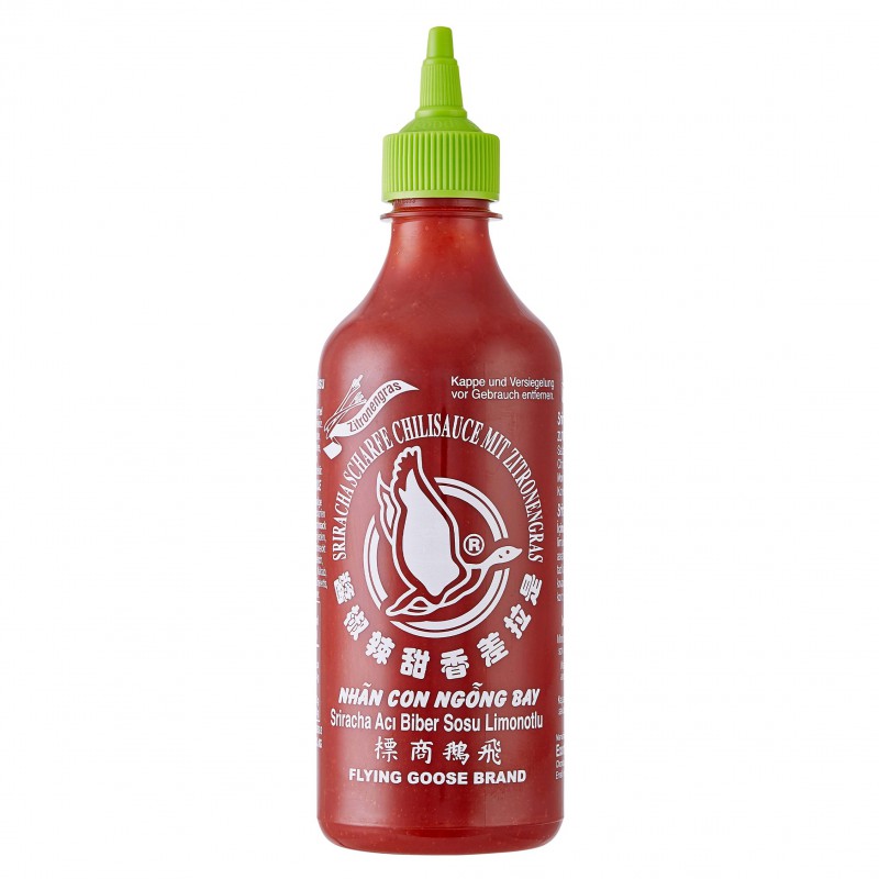 Flying Goose Brand - 455ml - Sriracha Hot Chilli Lemon Grass Sauce Flying Goose Brand - 455ml - Sriracha Hot Chilli Lemon Grass Sauce