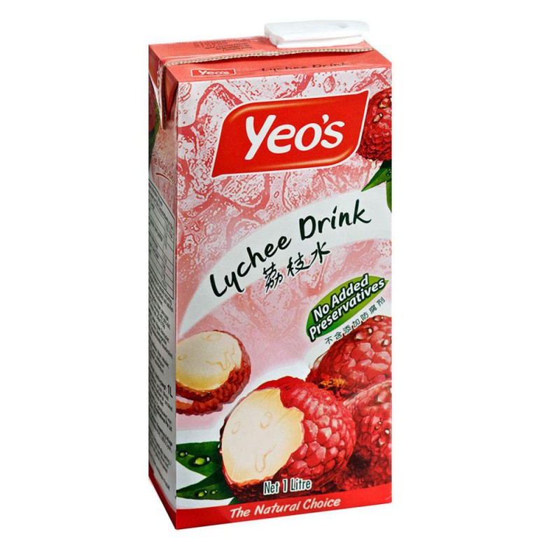 Yeo's 1 Litre Lychee Flavoured Drink