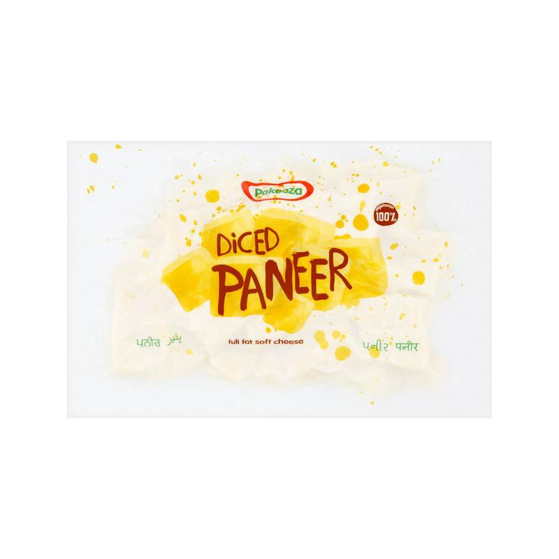 Pakeeza 250-350g Paneer Full Fat Soft Cheese Pakeeza 250-350g Paneer Full Fat Soft Cheese