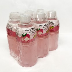 Mogu Mogu Case of Lychee 320ml x 24 Lychee flavour drink with Nata De Coco