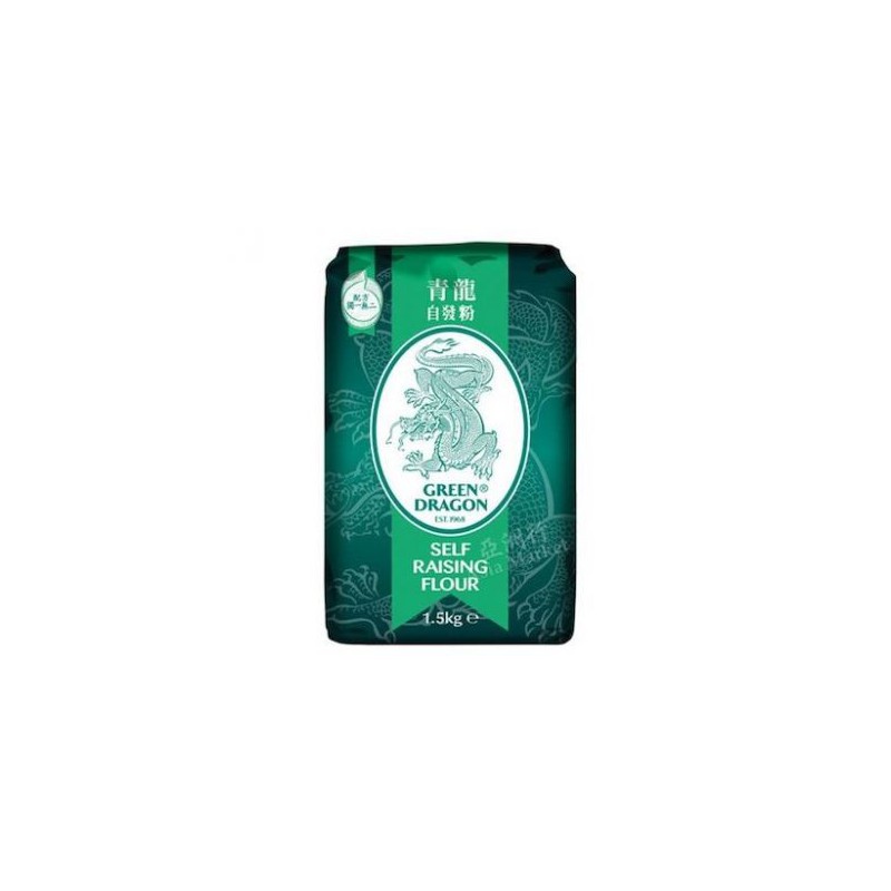 Green Dragon 1.5kg 自發粉 Self Raising Flour Green Dragon 1.5kg 自發粉 Self Raising Flour