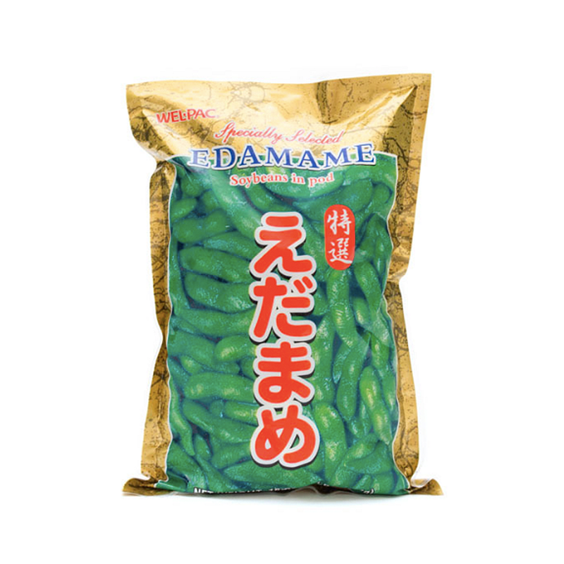 Wel-Pac Frozen Edamame Soybeans in pod 454g Edamame Soybeans Wel-Pac Frozen Edamame Soybeans in pod 454g Edamame Soybeans