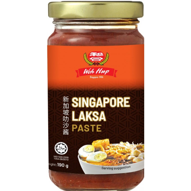 Woh Hup Singapore Laksa Paste 190g Laksa Paste