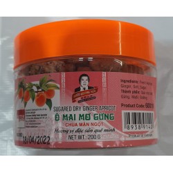 Hieu Quang Yen 200g Sugared Dry Ginger Apricot