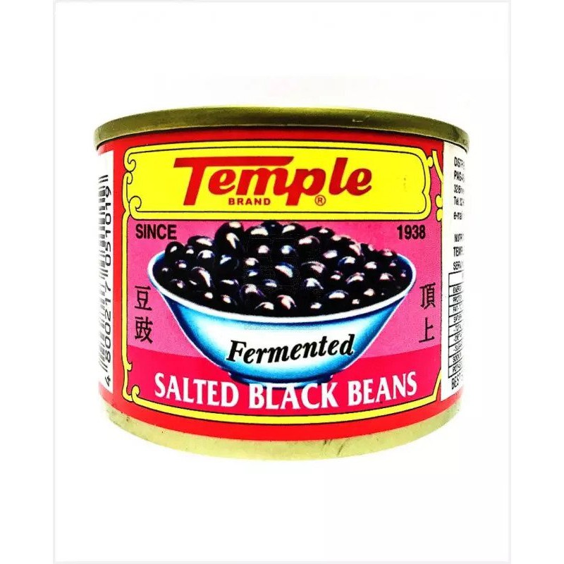 Temple Brand Fermented Salted Black Beans 180g Salted Black Beans