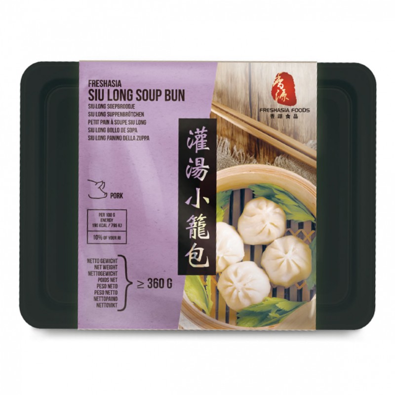 Fresh Asia Foods 360g Frozen Pork Siu Long Soup Bun (12pcs)