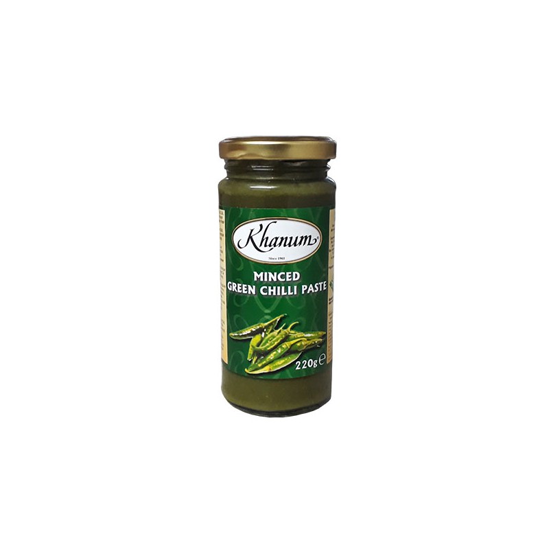 Khanum 220g Minced Green Chilli Paste