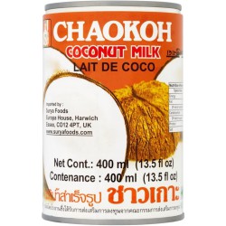 Full Case of 4x Chaokoh 400ml x 6 pack of Thai Coconut Milk