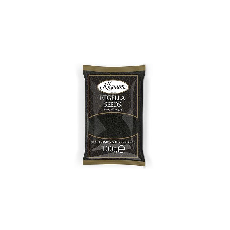 Khanum 100g Nigella Seeds (Black Onion Seeds - Kalonji)